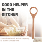 12 Inch Wooden Danish Dough Whisk