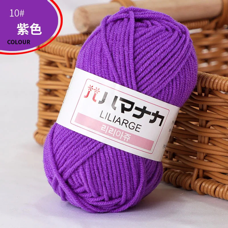 Milk cotton thread