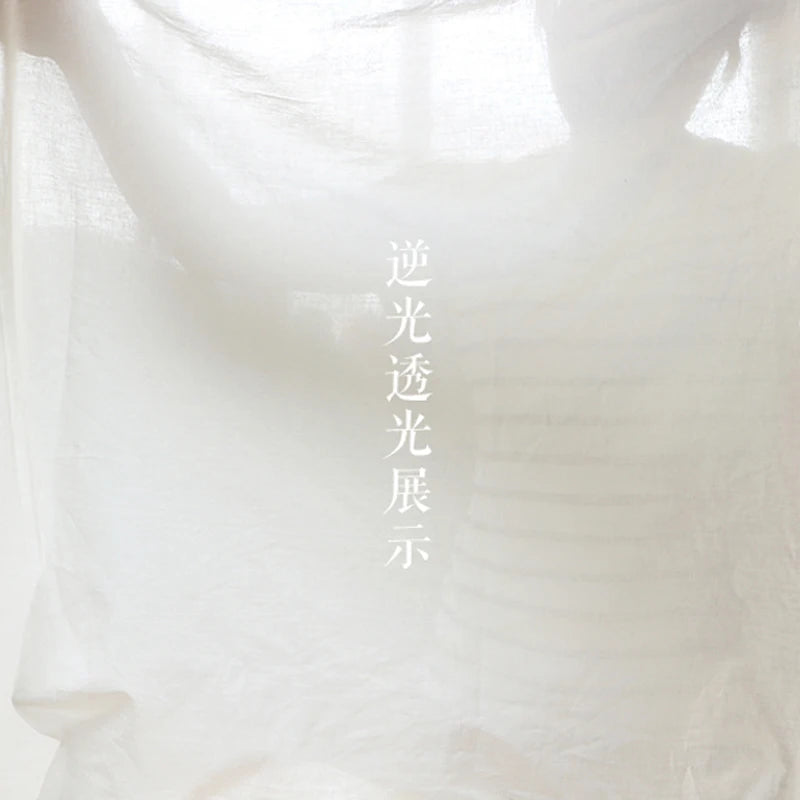 50x150cm White Thin 100%Cotton Lining