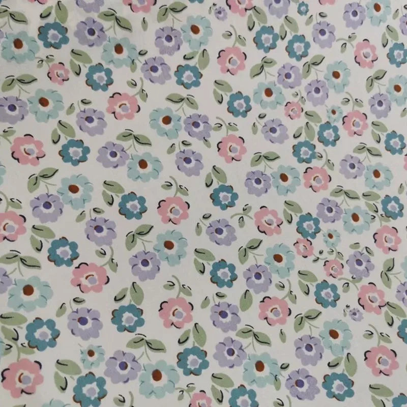 Rose Printed Cotton Fabrics by the Meter