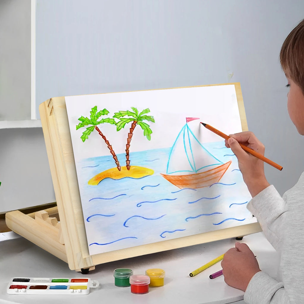 Wooden Easel Stand Foldable Adjustable Drawing Sketching Easel
