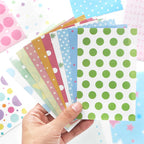 100 sheets Ins Simple Color Lines Message Scrapbooking Material