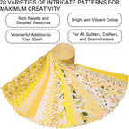 40 pieces of jelly roll fabric strip for quilting