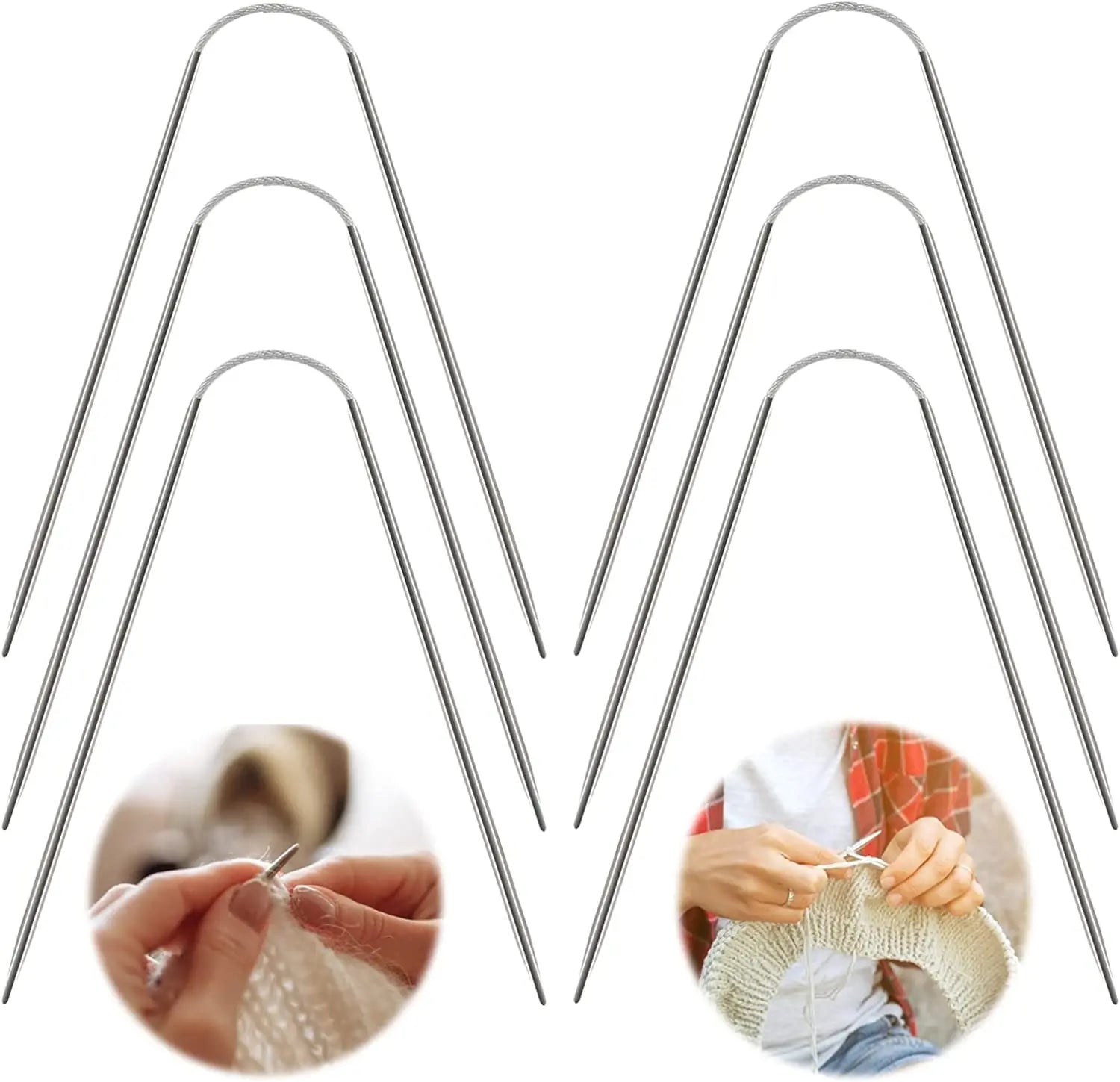 3Pcs Circular Knitting Needles