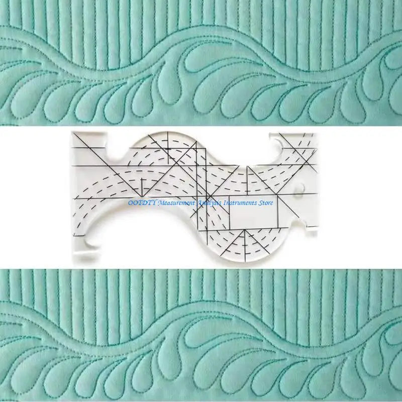 Template Quilting Tool Plastic Ruler