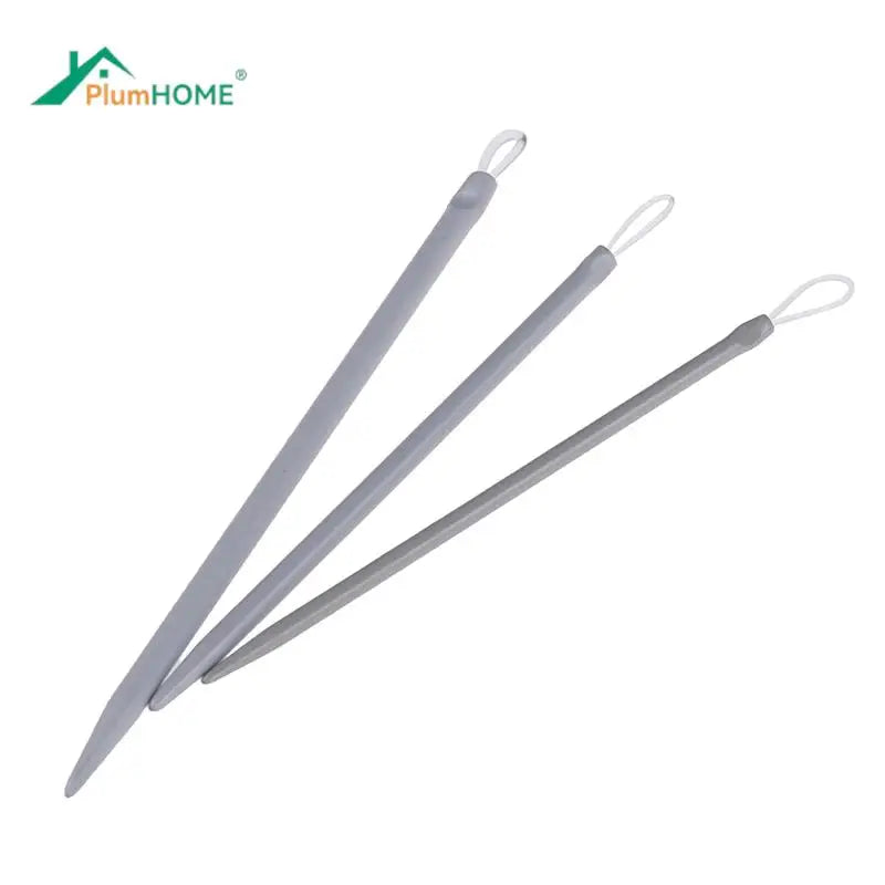 3pcs/set Big Eye Nylon Wire Knitting Needles
