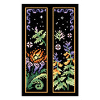 Mysterious forest patterns cross stitch kit