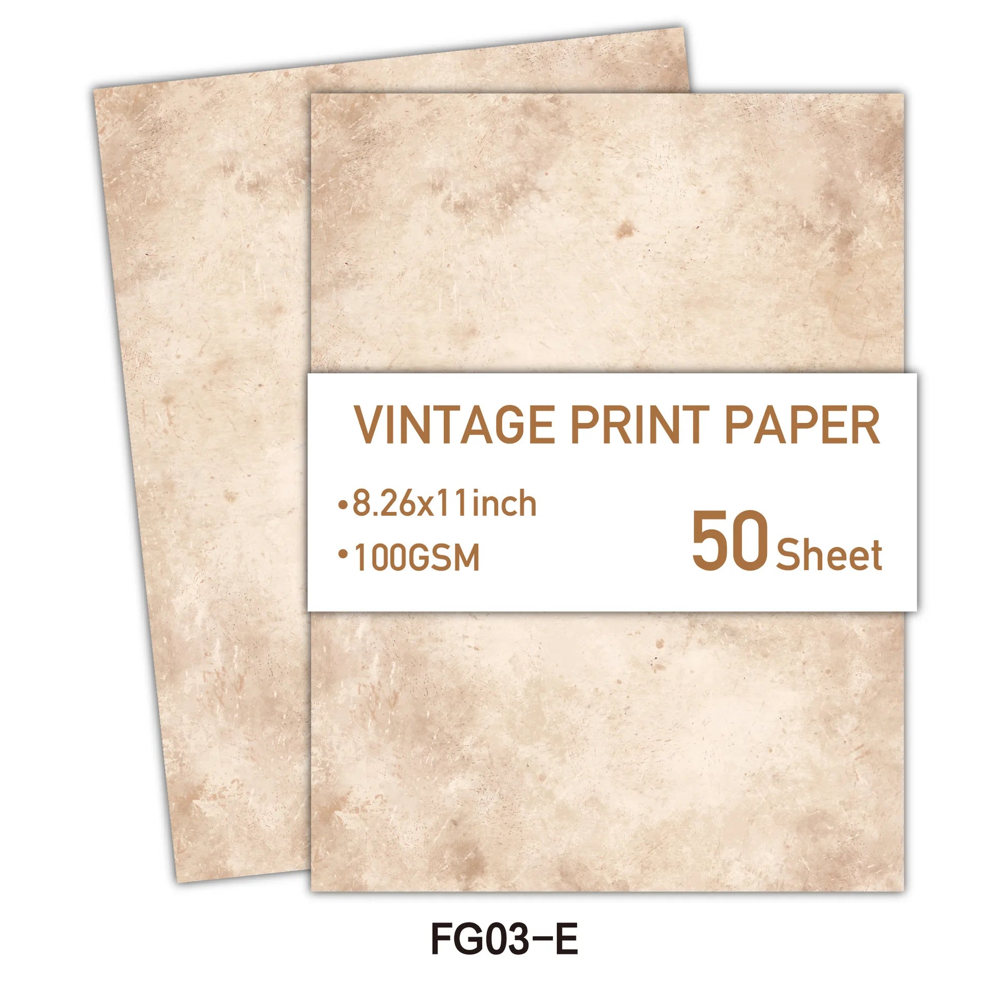 Scrapbook Craft Paper Vintage A4 Double-sided Writing Printing Paper