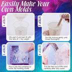 Fast Cure Translucent Silicone Rubber Non-Toxic Liquid Mold Making Silicone