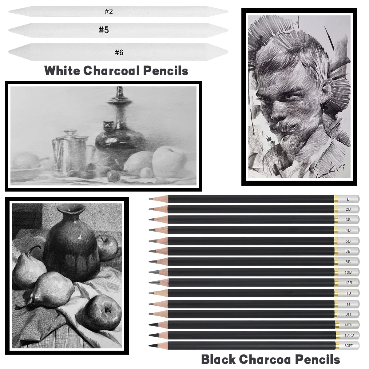 Bview Art Professional 32-pc Artist Drawing Set