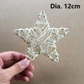 Vine Woven Wreaths White Rattan Woven Star