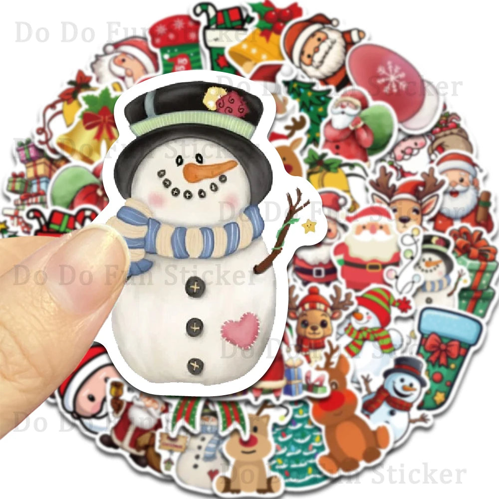 50PCS Christmas Stickers