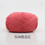 40-50g/Set 4ply Milk Cotton(80%) Knitting Yarn