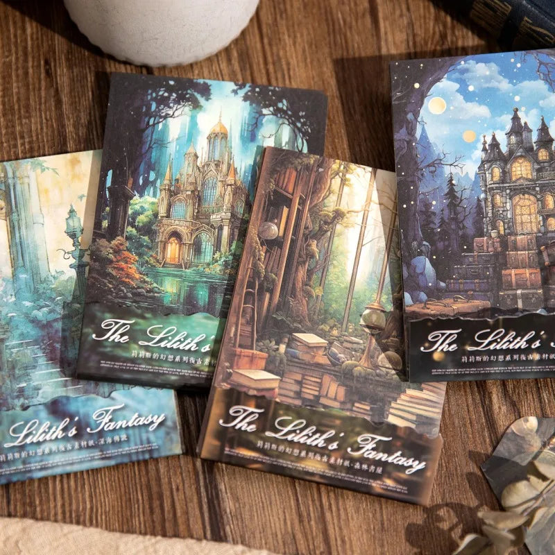 30Pieces Material paper Lilith's Fantasy Retro