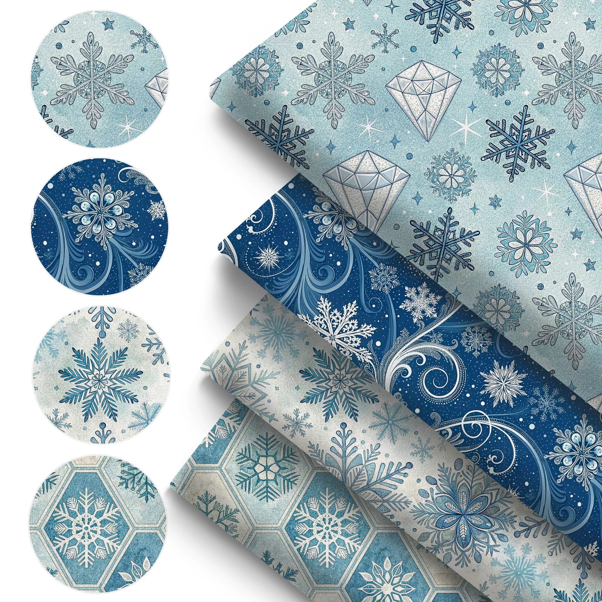 50*145cm Patchwork Christmas Polyester Cotton Fabric