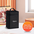 12/24/36/48Pcs Pencil Bag Art Marker Pen Storage Bag Large Capacity