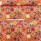 50x55/110cm Bohemian Style Motif, Quality Designer Cotton Fabrics