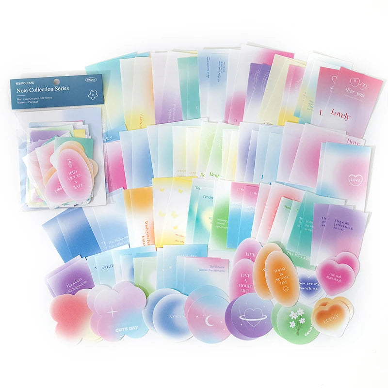 100pcs/pack Vintage Memo Paper