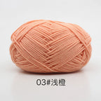 40-50g/Set 4ply Milk Cotton(80%) Knitting Yarn