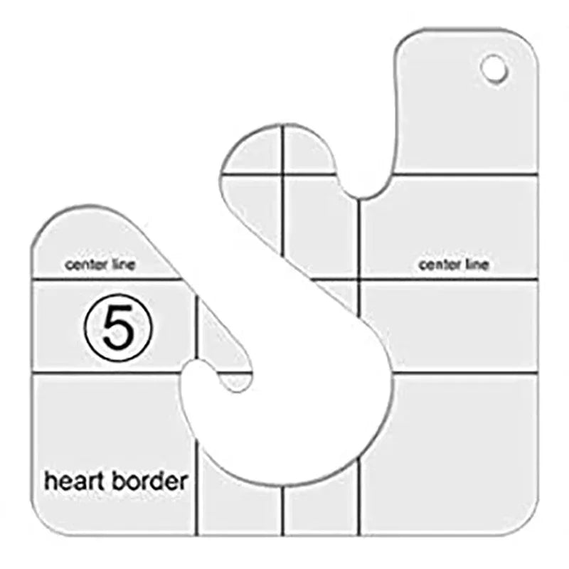 11 Styles Acrylic Sewing Patchwork Ruler