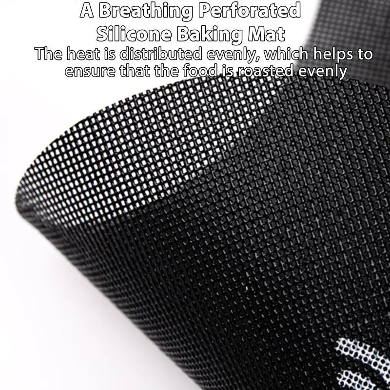 Perforated, Reusable Silicone Bread Sling for Sourdough Baking in Dutch Oven