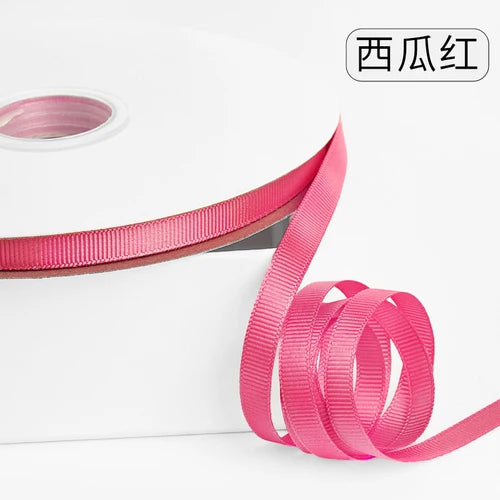 91m/roll 1cm 3/8" Rib Ribbon