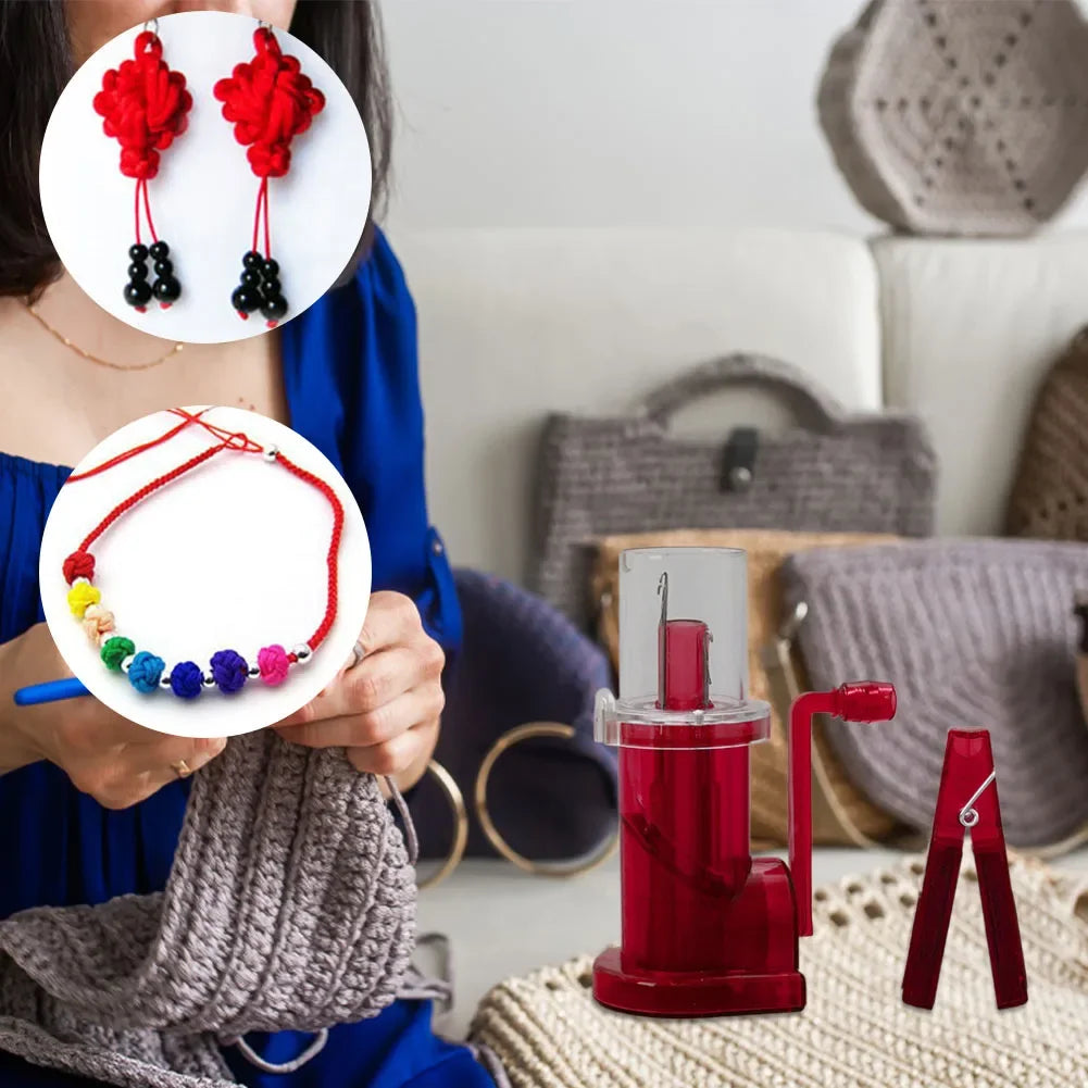 Knitting And Crocheting Machine Spool Knitter