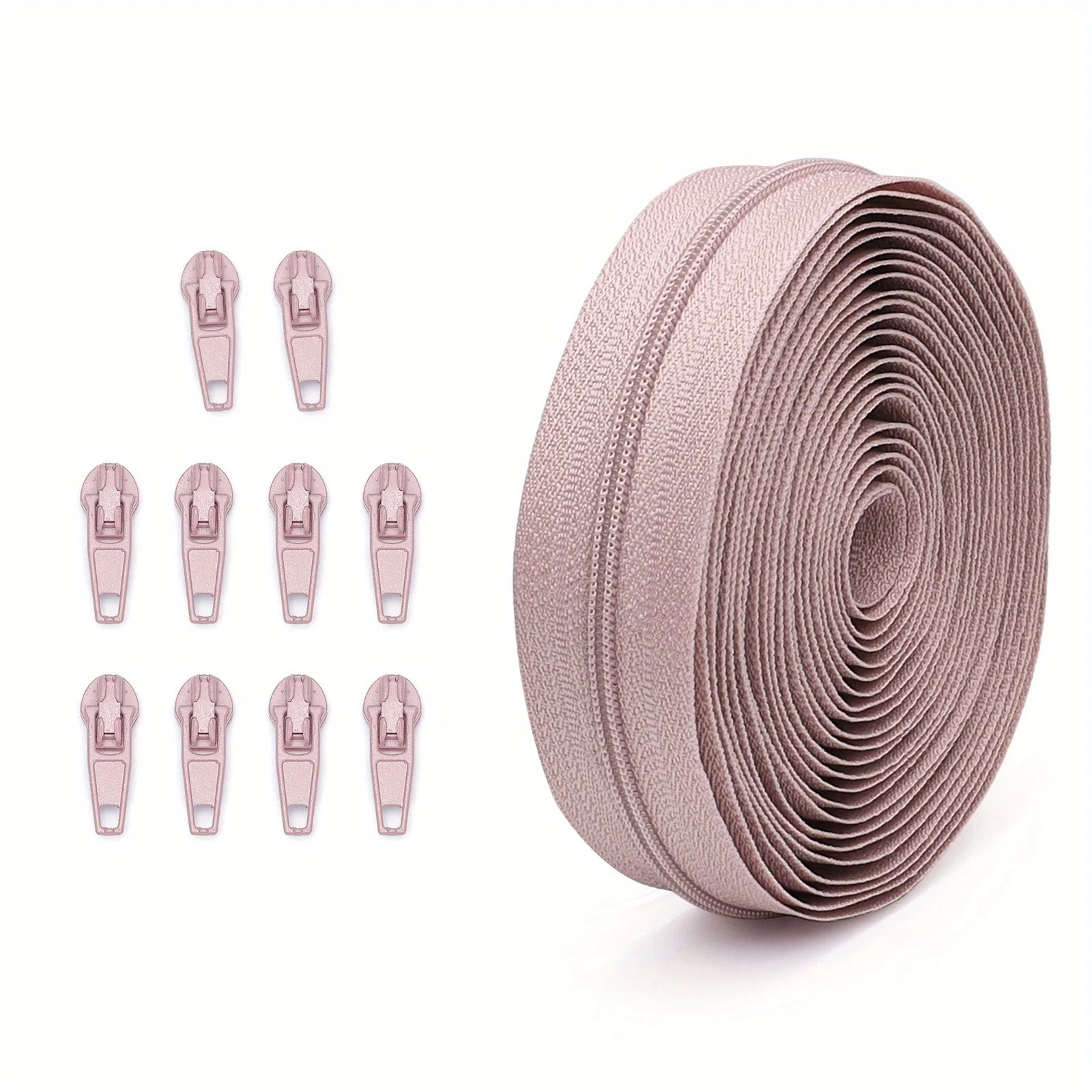 solid color nylon zipper