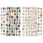 6 Sheet Stickers Graffiti Tape Adhesive Paper