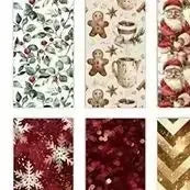 Christmas Scrapbook Paper Pad 12 Sheets 6x6