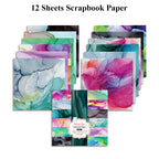 12 Sheet Scrapbook Paper 30x30cm