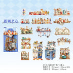 30pcs/1lot kawaii Stationery Sticker Resting leisurely