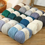 50g/roll Soft Wool Knitting Cashmere Long Thin Yarn