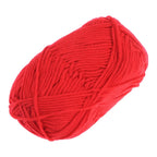 Red Milk Wool Yarn Cotton