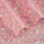 Lovely Fresh Red Printed Cloth 100% Cotton Fabric