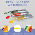 Marie's Artist Pearlescent Watercolor Painting Set 24 Colors