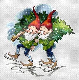 1958 Homefun Cross Stitch Kit Package