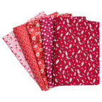 Lovely Fresh Red Printed Cloth 100% Cotton Fabric