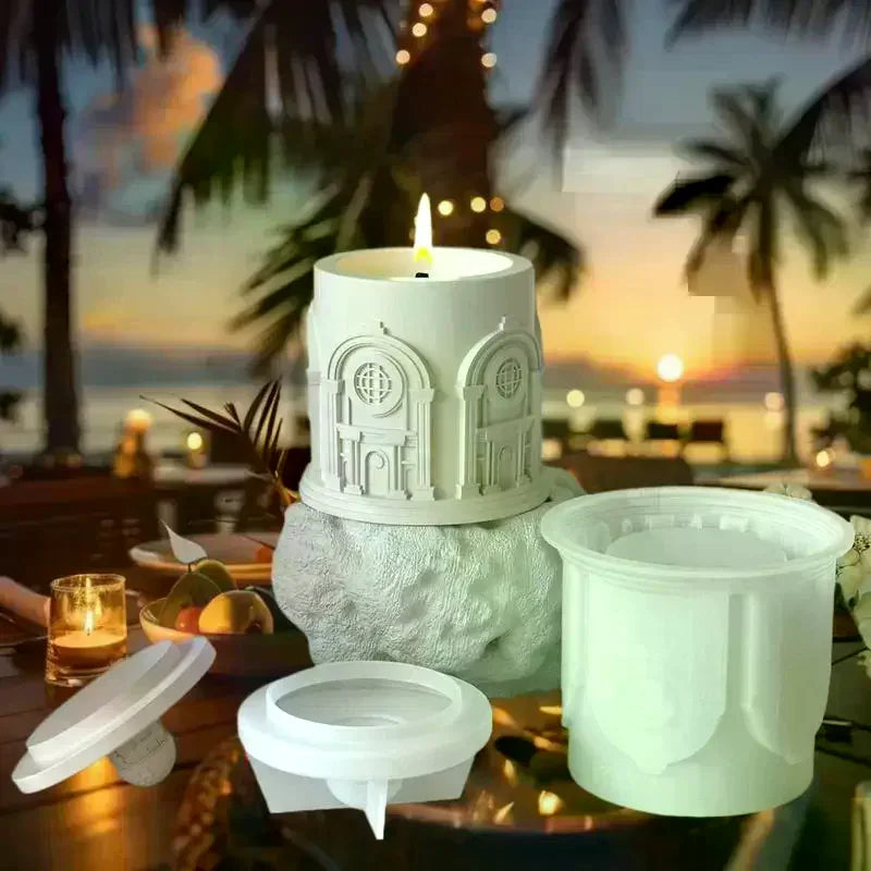 Storage Jar Silicone Mold With Lid