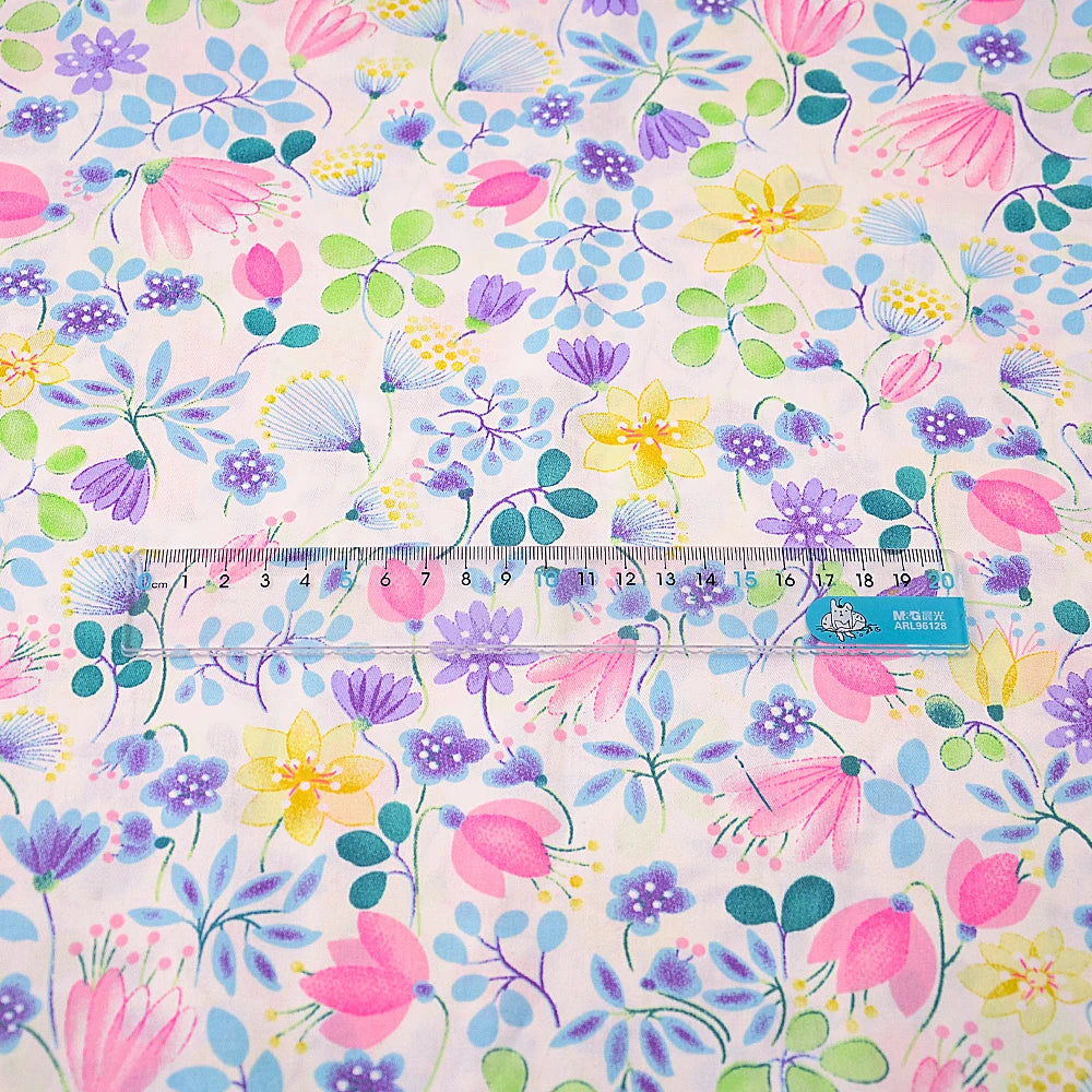 Rose Printed Cotton Fabrics by the Meter