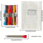 Sewing exercise book, embroidery needle, sewing thread, sewing book
