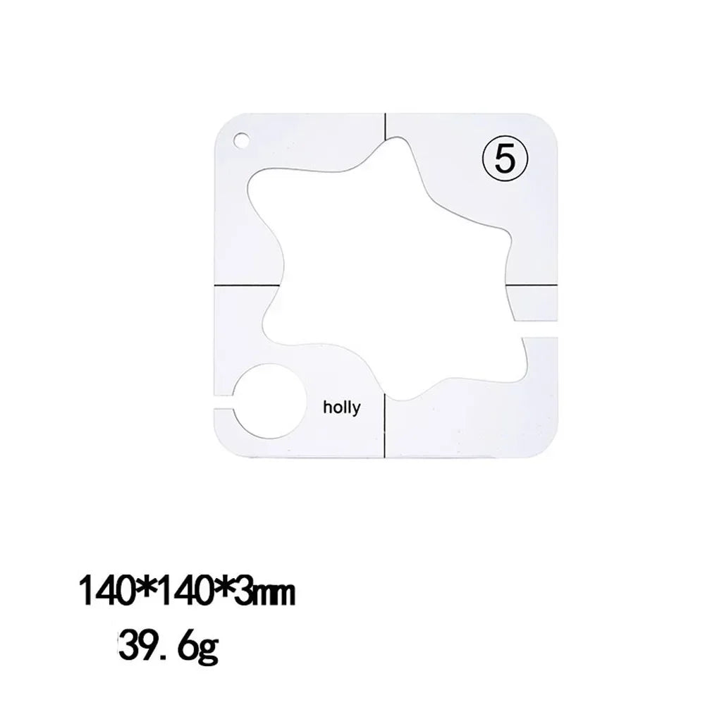 Quilting Tools Patchwork Ruler Templates Set