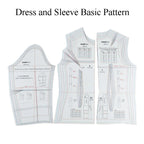 Basic Pattern Drafting Template for Dressmaking