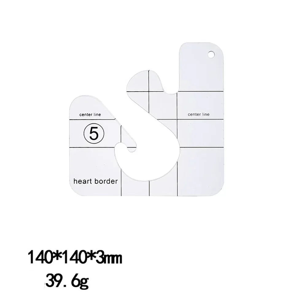 Quilting Tools Patchwork Ruler Templates Set