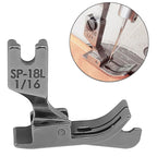 Steel Left / Right Edge Guide Presser Foot #SP-18 1/2 1/4 3/16 1/8 1/16