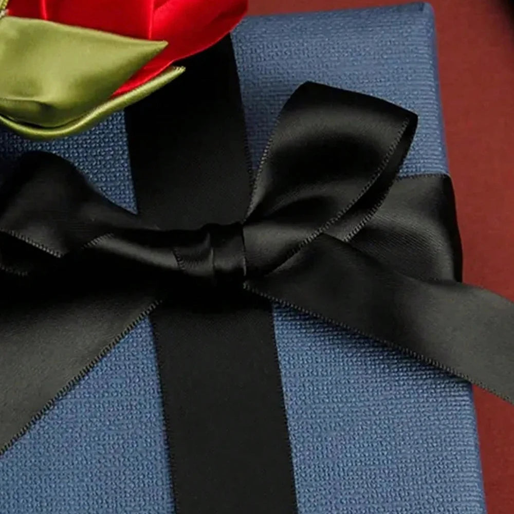 black ribbon 1-5cm wide