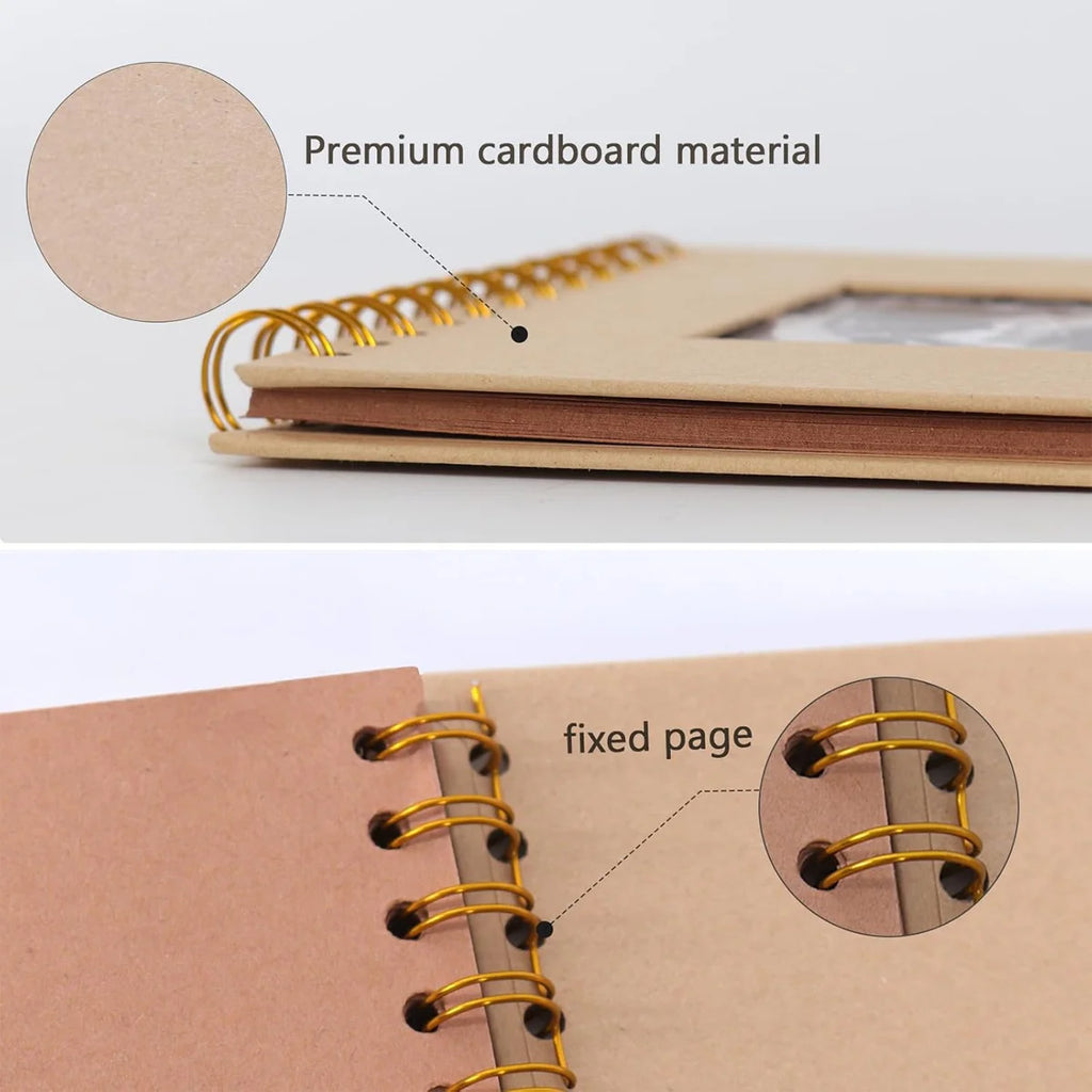 Scrapbook Album Linen Cover 8-inch