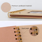 Scrapbook Album Linen Cover 8-inch