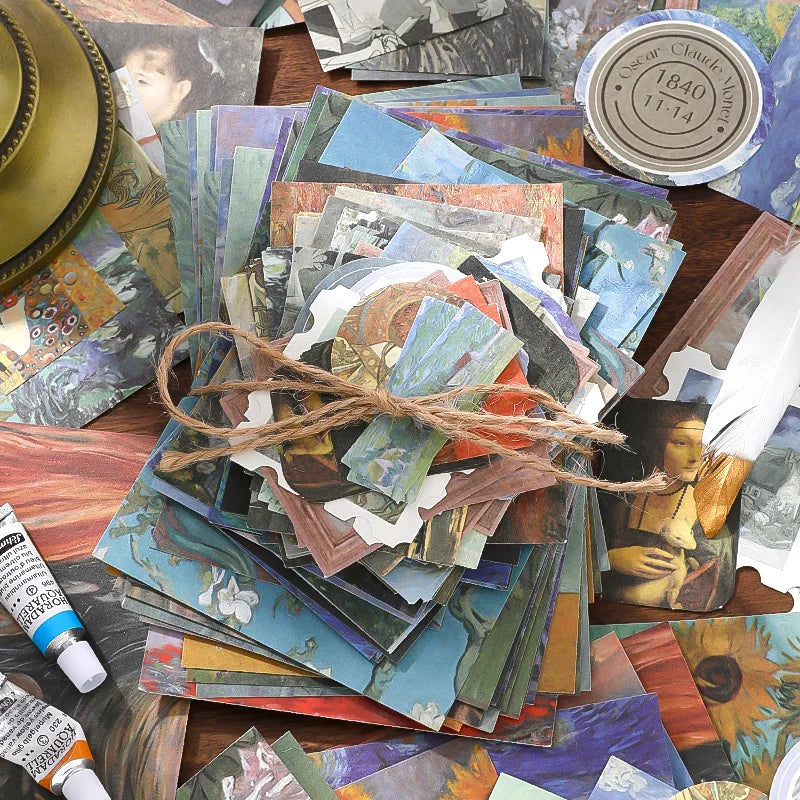 100 sheet Creative Scrapbook Vintage Materials Paper Combo Kit