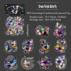 20Pcs Decorative Butterflies Scrapbook Paper